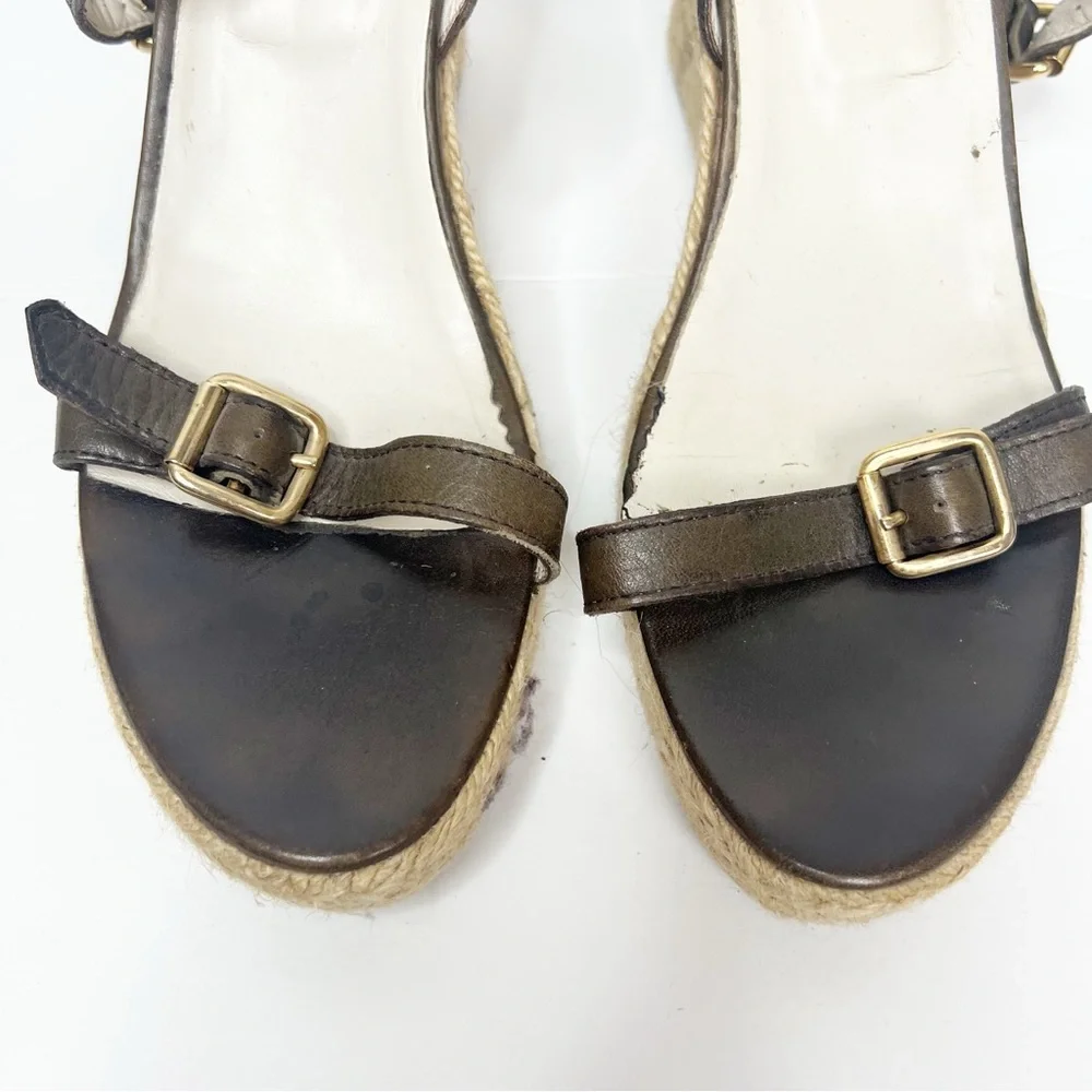 GUC Sundance Ankle Strap Espadrille Wedge Heel Sandal